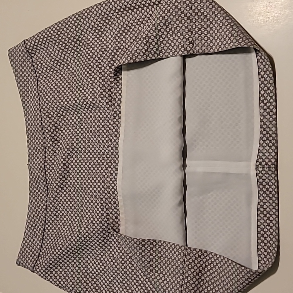 Chic Gray Patterned Mini Skirt - Picture 6 of 11